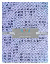 Load image into Gallery viewer, Details about 100% Cotton Baby Cellular Soft Blanket for Crib Cot Prams Moses Basket 60x90cm