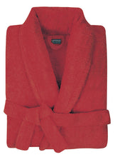 Load image into Gallery viewer, Terry Towelling Shawl Collar Bath Robe One Size
