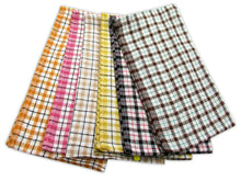 Load image into Gallery viewer, Economy Check Tea Towels Pack of 10