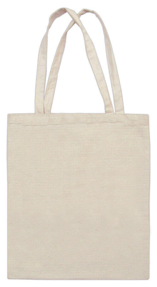 Thick Canvas Plain Natural Shopping Shoulder Tote Shopper Bags
