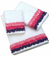 Load image into Gallery viewer, Decorative 100% Cotton Bale Towels Sets - Pack of 6 QCS