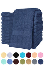 Load image into Gallery viewer, 12 Piece Value Range Face Cloth Various Colours