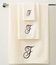 Load image into Gallery viewer, Personalised Towel Gift Set - Brown - Set of 3 QCS