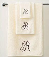 Load image into Gallery viewer, Personalised Towel Gift Set - Brown - Set of 3 QCS