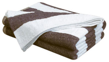 Load image into Gallery viewer, Cotton Pool Towels Chlorine Resistant Striped Beach Bath QCS
