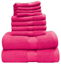 Load image into Gallery viewer, Deluxe 6 Piece Bath Towels Set - 2 Bath, 2 Hand, 2 Face Cloth QCS
