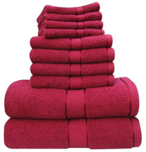 Load image into Gallery viewer, Deluxe 6 Piece Bath Towels Set - 2 Bath, 2 Hand, 2 Face Cloth QCS