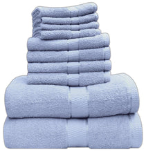 Load image into Gallery viewer, Deluxe 6 Piece Bath Towels Set - 2 Bath, 2 Hand, 2 Face Cloth QCS