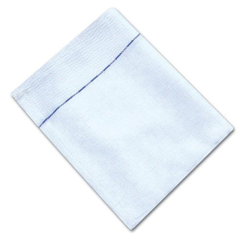 Cotton Waiters Cloths With Blue Diced Weave