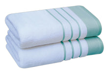 Load image into Gallery viewer, 2 x Ultra Soft Bale Towel Set 100% Zero Twist Cotton Bath Towel 600 GSM