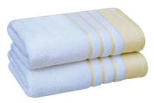 Load image into Gallery viewer, 2 x Ultra Soft Bale Towel Set 100% Zero Twist Cotton Bath Towel 600 GSM