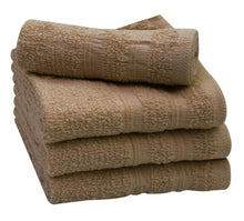 Load image into Gallery viewer, 3 Pack cotton face towels cloth flannels wash cloths soft 30 x 30 cm