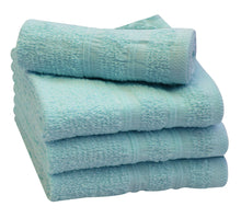 Load image into Gallery viewer, 3 Pack cotton face towels cloth flannels wash cloths soft 30 x 30 cm