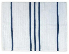 Load image into Gallery viewer, Pack of 10 Waffle Cloth Blue Stripe Tea Towels Durable and Highly Absorbent