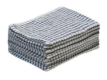 Load image into Gallery viewer, 10 Pack BLACK Heavy Terry Mono Kitchen Tea Towels
