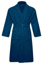 Load image into Gallery viewer, Men & Women 100% Cotton Terry Towelling Shawl Collar Bathrobe Dressing Gown