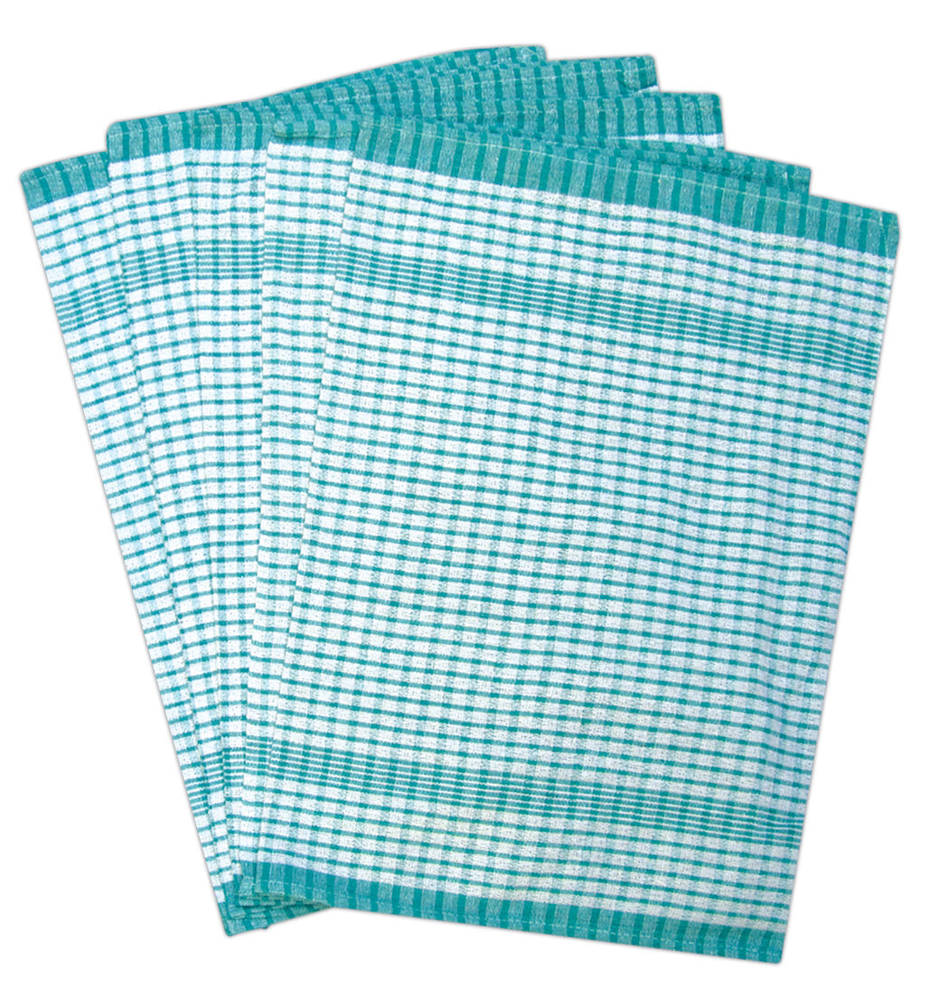 Wonder Dry Tea Towel Green (Pack of 10)