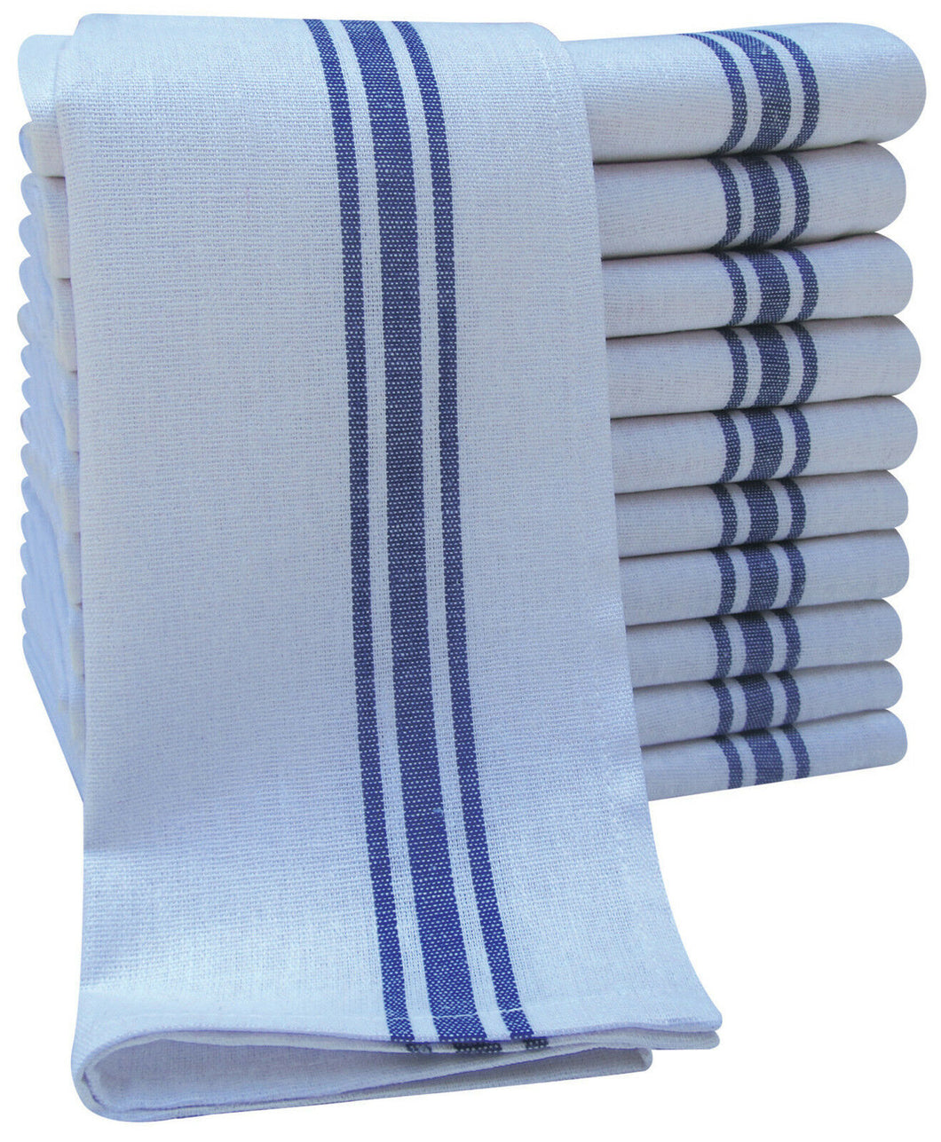 Professional Catering Tea Towels – Heavy Duty Construction – Absorbent & Quick Dry – High Density Weave- Fade Resistant – Lint Free & No streaks - Bar, Restaurant Cloth (50 x 70 cm) (Pack of 10)