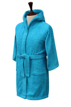 Load image into Gallery viewer, Kids Children Hooded Terry Toweling Bath Robe
