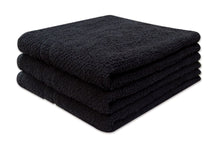 Load image into Gallery viewer, Deluxe 3 Piece 100% Cotton Honeycomb Weave Bath Towels 71cm X 140cm QCS
