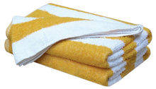 Load image into Gallery viewer, Cotton Pool Towels Chlorine Resistant Striped Beach Bath QCS
