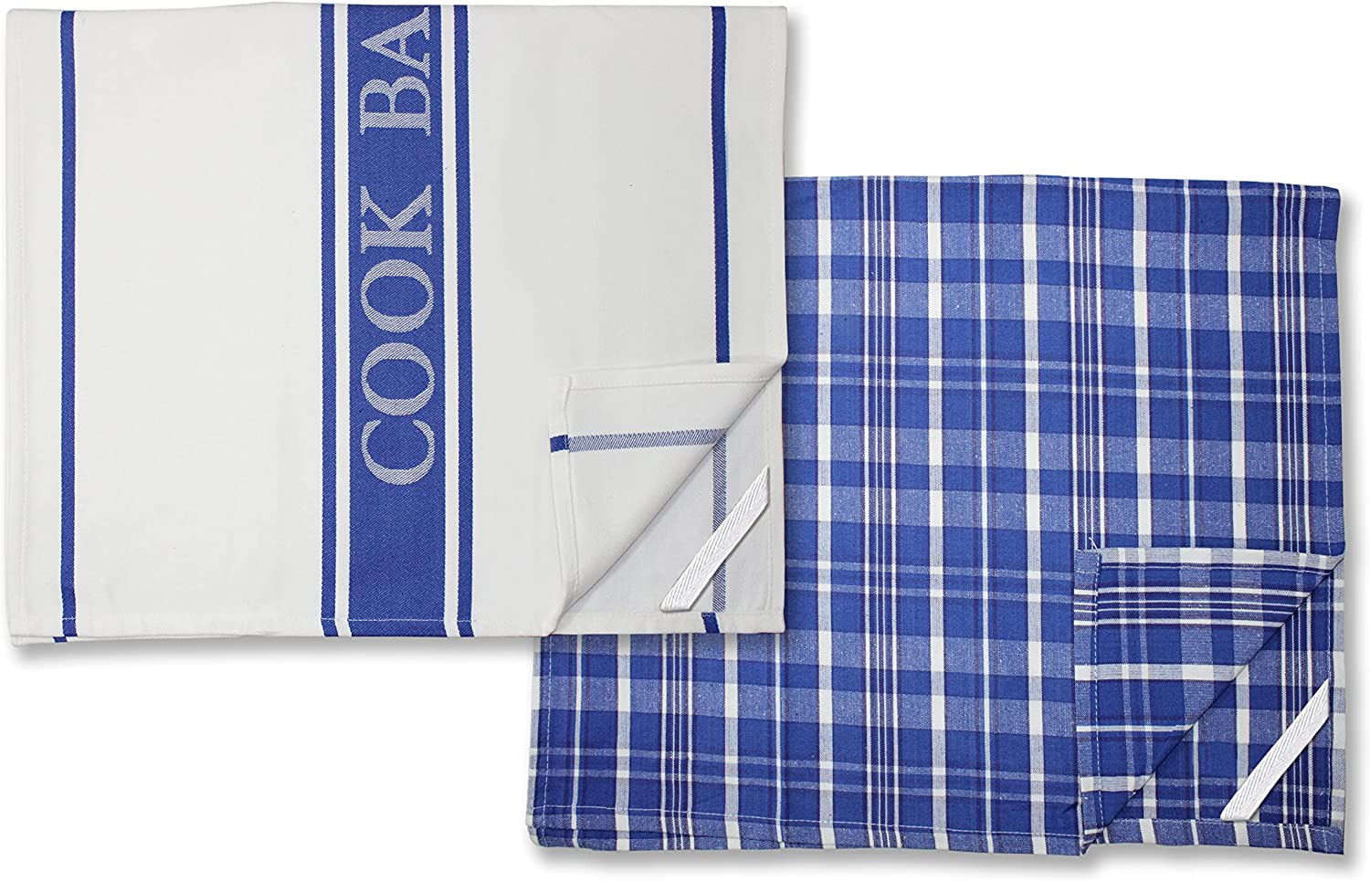 Nautica Super Absorbent Kitchen Towels – Set Of 3, 100% Cotton, 18"x28"