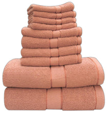 Load image into Gallery viewer, Deluxe 6 Piece Bath Towels Set - 2 Bath, 2 Hand, 2 Face Cloth QCS
