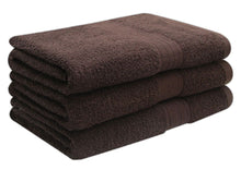 Load image into Gallery viewer, Deluxe 3 Piece 100% Supersoft Cotton Heavy Quality Bath Towels 580 Gsm QCS
