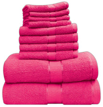 Load image into Gallery viewer, Deluxe 6 Piece Bath Towels Set - 2 Bath, 2 Hand, 2 Face Cloth QCS
