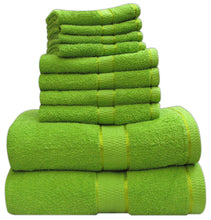 Load image into Gallery viewer, Deluxe 6 Piece Bath Towels Set - 2 Bath, 2 Hand, 2 Face Cloth QCS
