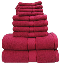 Load image into Gallery viewer, Deluxe 6 Piece Bath Towels Set - 2 Bath, 2 Hand, 2 Face Cloth QCS
