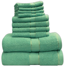 Load image into Gallery viewer, Deluxe 6 Piece Bath Towels Set - 2 Bath, 2 Hand, 2 Face Cloth QCS
