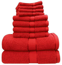 Load image into Gallery viewer, Deluxe 6 Piece Bath Towels Set - 2 Bath, 2 Hand, 2 Face Cloth QCS
