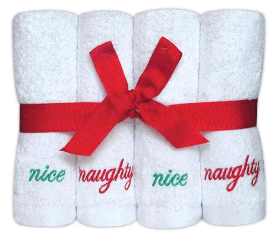 8 Piece Luxury Face Cloth Gift Set Naughty & Nice 500 GSM