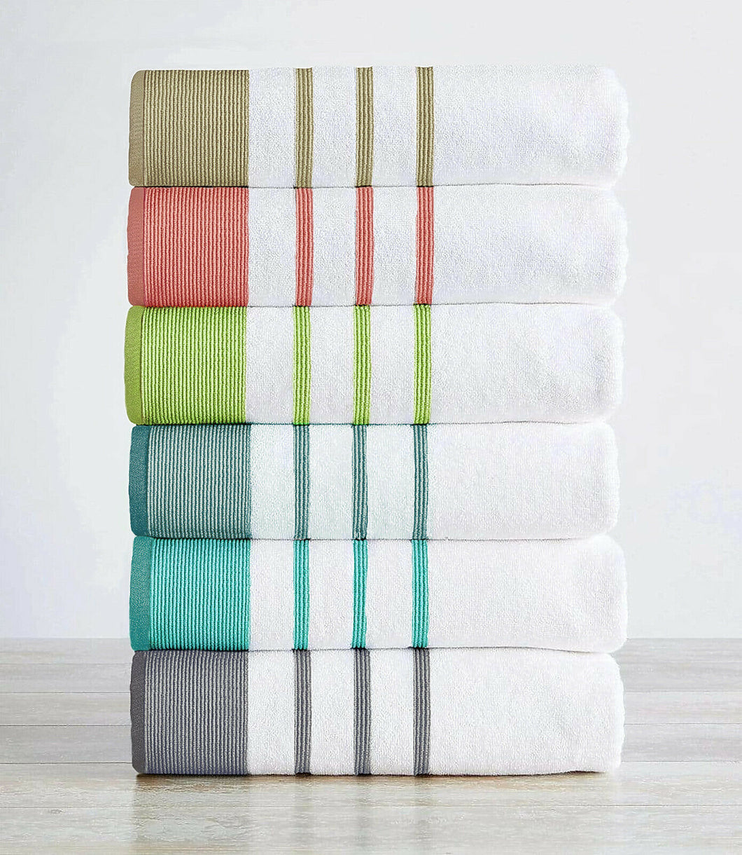 2 x Ultra Soft Bale Towel Set 100% Zero Twist Cotton Bath Towel 600 GSM