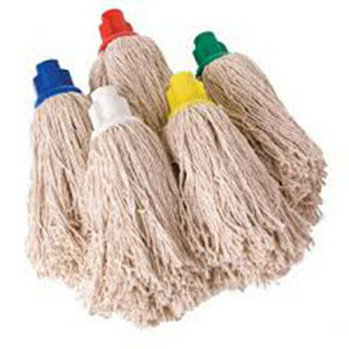 4 X Push Socket Mop Head No12 PC Cotton String for Floor Tile Cleaning