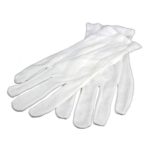 White Cotton Gloves (Pack 10) QCS